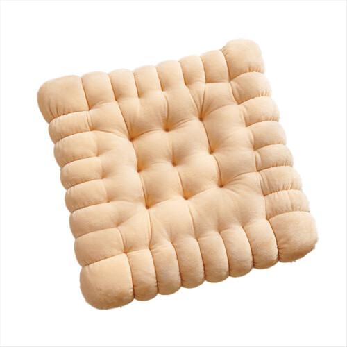 Biscuit Shape Cushion,Thickened Cushion,Plush Chair Cushion B 1