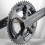 110BCD Aluminum Alloy Double Disc Folding Bicycle 105 Crank 3