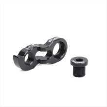 RISK Rear Derailleur Extender Bicycle Frame Gear Link Extension Black