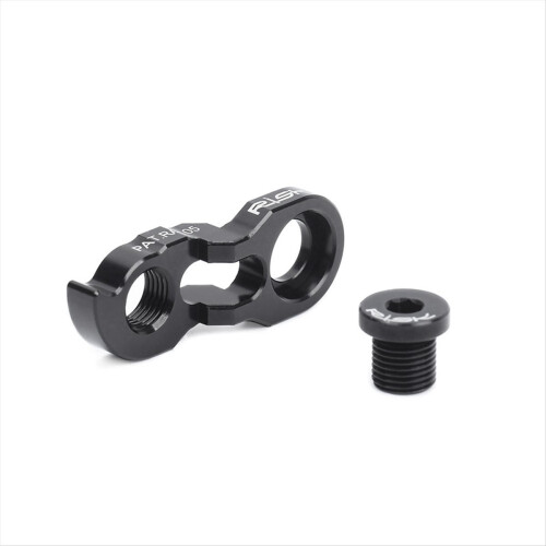 RISK Rear Derailleur Extender Bicycle Frame Gear Link Extension Black 1