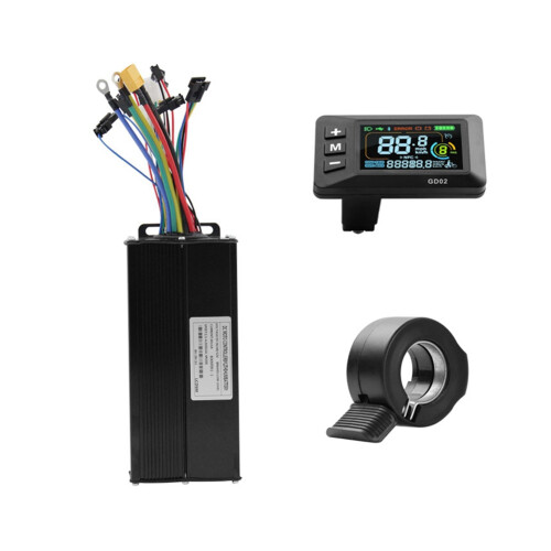 40A Brushless Controller GD02 Meter LCD Display+130X Throttle Kit 1