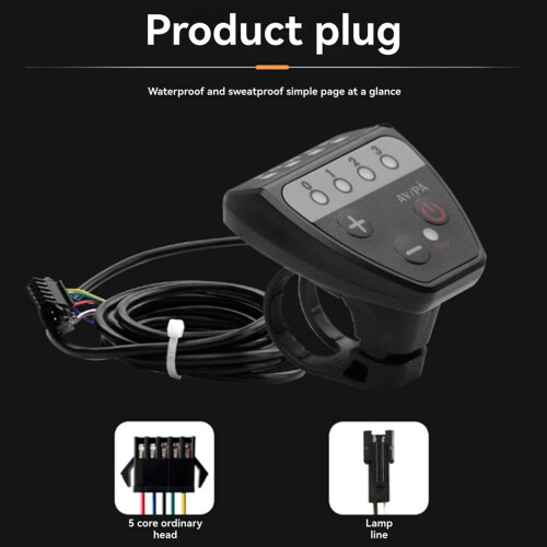 36V 48V 26A Brushless Controller G20 Meter LED +130X Throttle Kit 2