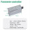 24V 36V 48V 17A Brushless Motor Controller Sine Wave 3Mode Controller 5