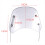 Motorcycle Windshield Front Headlight Windshield Motorcycle Universal Wind Deflector Fairing 3