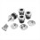 Motorcycle Screw Sissy Bar Saddlebag Mounting Spools Kit for Indian 1