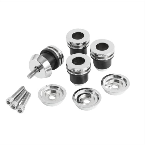 Motorcycle Screw Sissy Bar Saddlebag Mounting Spools Kit for Indian 1