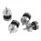 Motorcycle Screw Sissy Bar Saddlebag Mounting Spools Kit for Indian 3