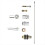 Adjustable Column Shift Linkage Kit Gear Shift Lever Kit 3