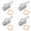 4Pcs Plug N4 Spark Nitro Engine OS for Redcat 1/8 1/10 RC Car 1