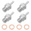 4Pcs Plug N4 Spark Nitro Engine OS for Redcat 1/8 1/10 RC Car 3