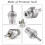 5Pcs Plug N4 Spark Nitro Engine OS for Redcat 1/8 1/10 RC Car 6