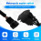 2X Thermocouple Thermometer 4 Channels Data Logger Thermometer K Type Temperature Logger with Alarm and Data Logging 5