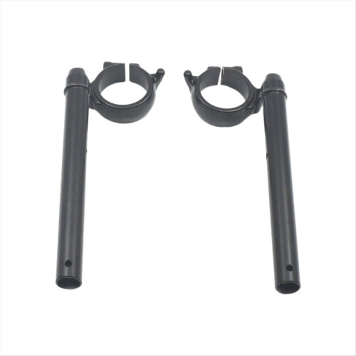For Motorcycle Black Handle Bar Clip-on Fork Tube Handlebars 2