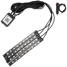 LED Lights for Motorcycle RGB APP Sound Control Moto Backlight Flexible Waterproof Decoration Light Neon Strip 36 Lights