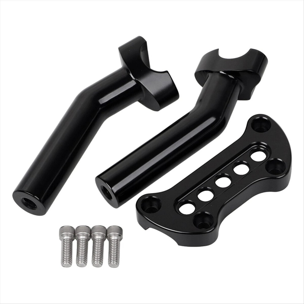 6Inch Pullback Handlebar Riser Top Clamp For Dyna Street Bob Fxdb 4714250954407