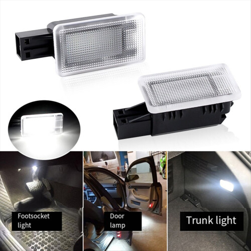 1Pair LED Courtesy Luggage Trunk Boot Light for V40 V40CC 1
