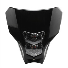 Off-Road Motorcycle HeadlightCover Ghost Face Mask Headlight for HondaCRF450L CRF450XR CRF 450L 450XR 450 L XR,A