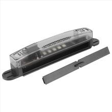 UTV ATV Interior Light, Universal Roll Bar Mount LED Light Roof Top Lamp for RZR Car smoked shell