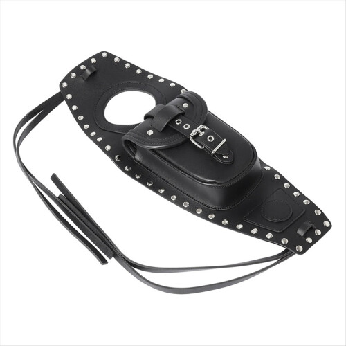 Motorcycle Tank Cover Panel Pad Strap Bra Bag For 1