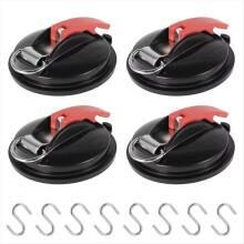 Vacuum Suction Cup Anchor with Fixed Hook for Heavy-Duty Use