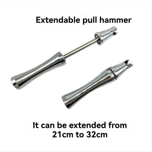 Vehicle Hails Dents Removal Tool Not Damage Paint Sliding Hammer Dents Pulelr with 30pcs Pull Hammer Pull Tab 2
