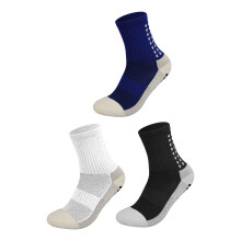 3 Pairs Sports Socks, Football, Running, Black White Dark Blue