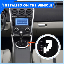 Car Center Shift Gear Indicator Panel PRND Cover Bezel