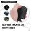 Gear Shift Knob Trim Cover Center Console Shift Sticker Dark Grey 6