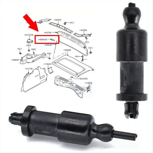Car Parcel Shelf String Clips 4M51A466K45AC for Focus 2
