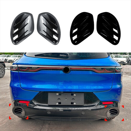 Bil bakre stötfångare splitter spoiler för kolfibermönster 2