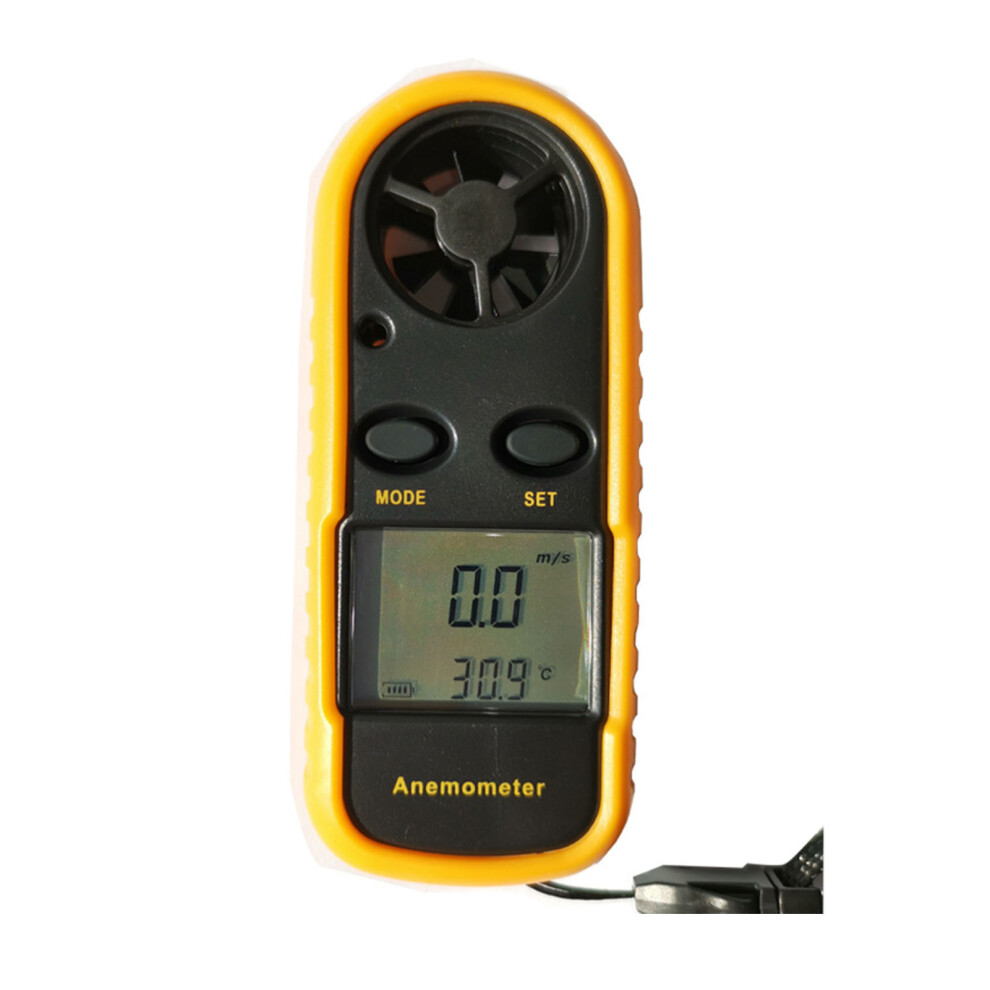 Digital Anemometer Thermometer 10.5Cm Lcd Handheld Wind Speed & Temp Meter 8061354080584