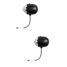 LED Stage Lights 2 Pack Mini Disco Projector Portable RGB Party Light for KTV Home Black 6.3x9x20.4 cm