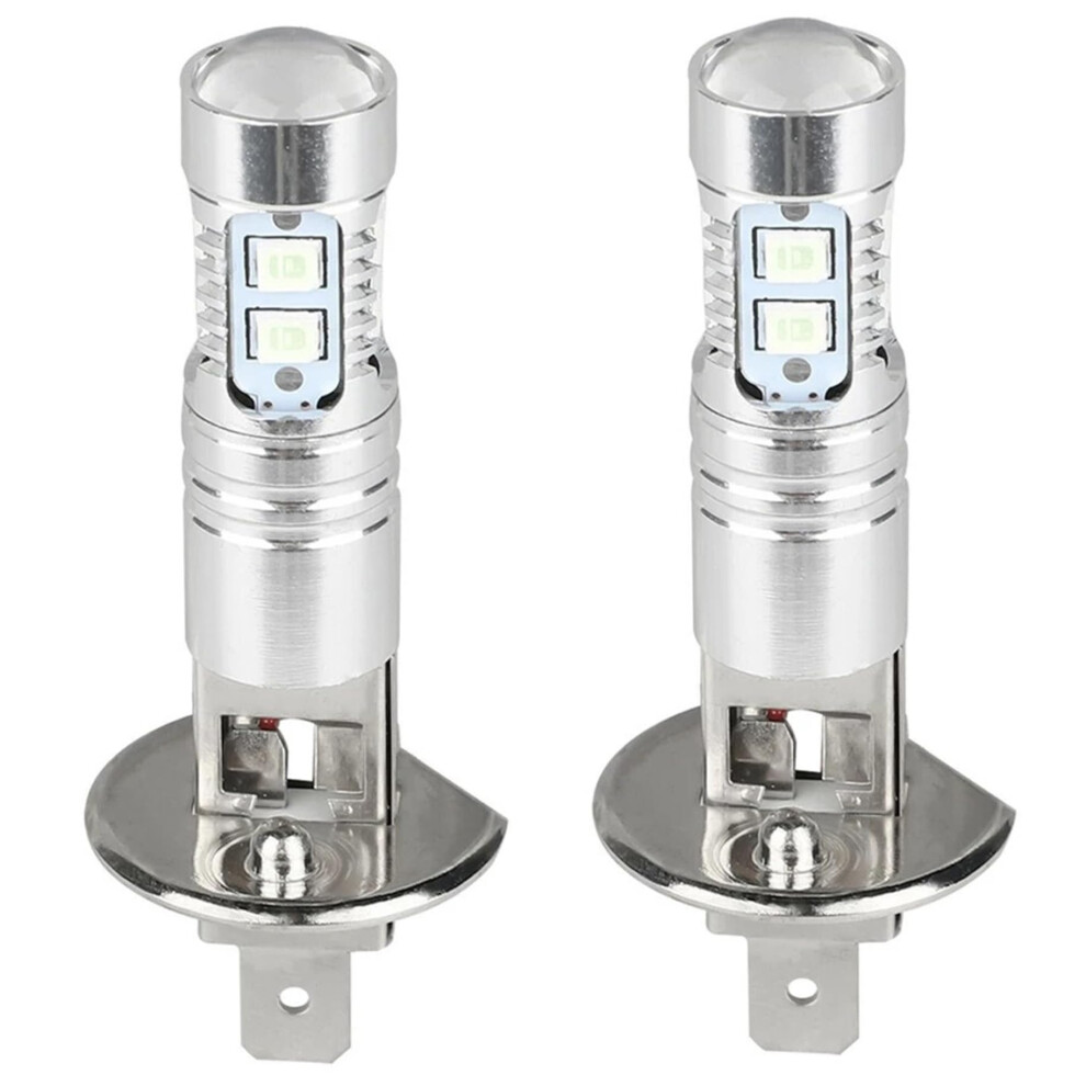 H1 Led Headlight Bulb, Two Pack, 1800Lm, 12V-30V Car Led, 6000K Cool Waterproof High Low Beam White 9354506495329
