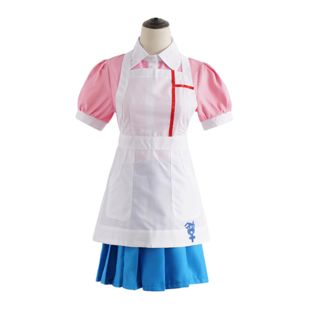 (As Shown, S) Super Dangan 2 Mikan Tsumiki Cosplay Nurse Uniform Cute Comfortable-image-OPC-PMDS7XK-NEW