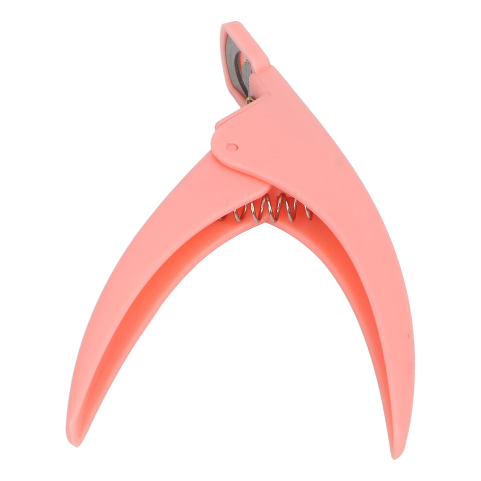 Pink Nail Art Clipper Manicure Tip Cutter Durable Stainless Steel