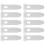 10Pcs Luft Kompressor Ventil Platte Stahl Zunge 5