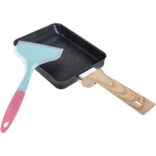 2 Sets Japanische Omelett Pfanne Antihaft Rechteckige Eier Pfanne