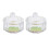 2 Pezzi Cristallo Ottagonale Mini Tazza con per Unghie 3