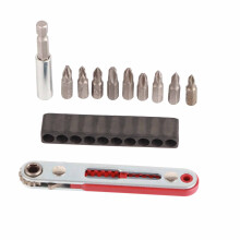 Ratschenschlüssel-Bit-Set, 2-fach verstellbarer
