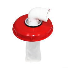 IBC Ton Pail Plastic Filter Cover DN225-90 Degree For IBC Tote - Acid Alkali Resistant Material, Easy To Clean