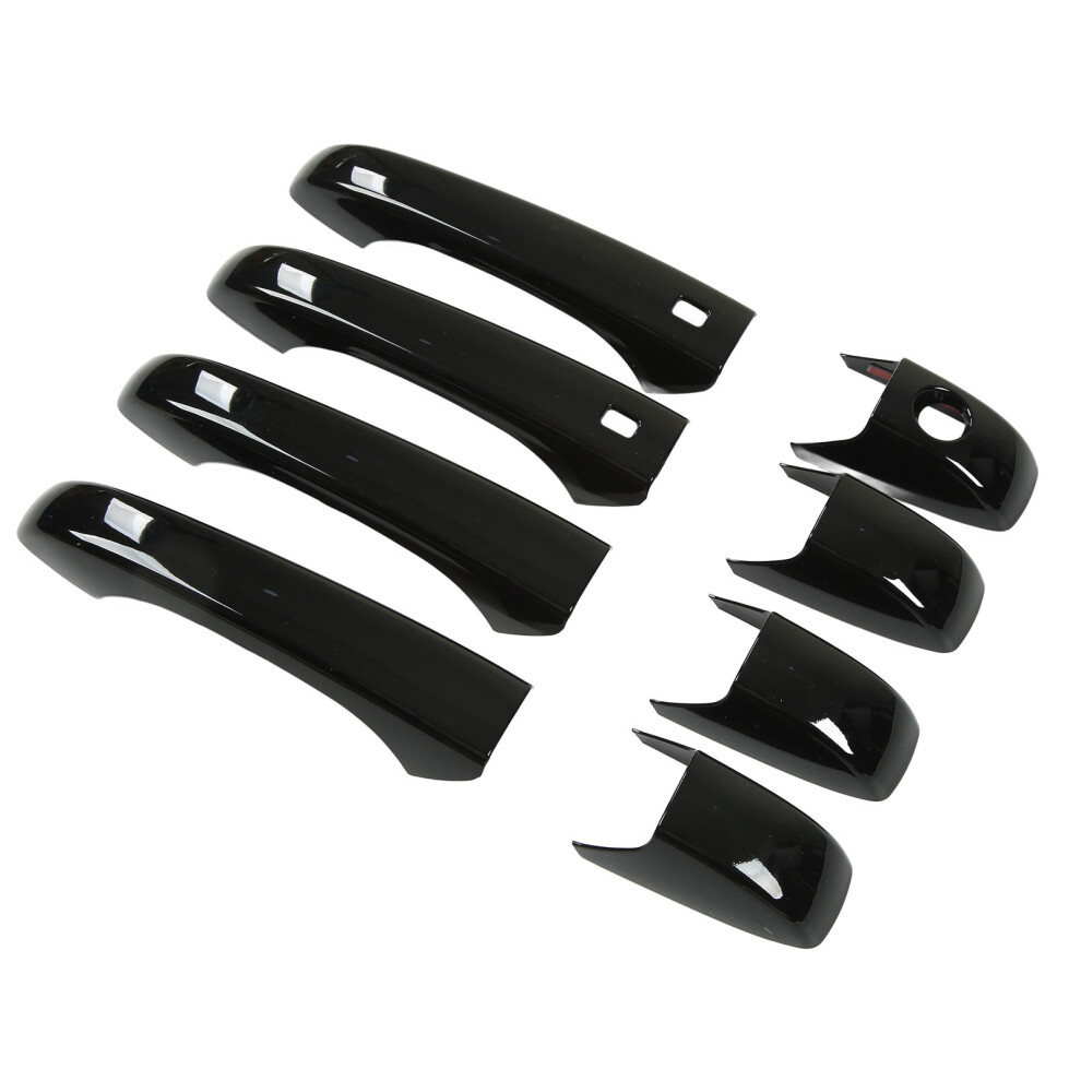 Glossy Exterior Door Handle Cover For Jeep Grand Cherokee 2011Â2022 Black 8391354092431