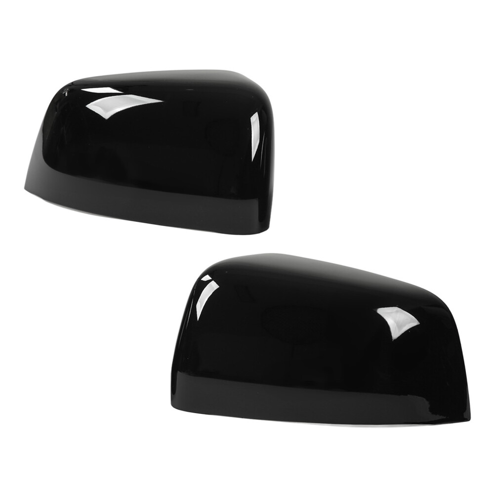 Door Mirror Cover Sticker For Jeep Grand Cherokee Wk2 Wl 2011-2022, Glossy Black 4931354092419