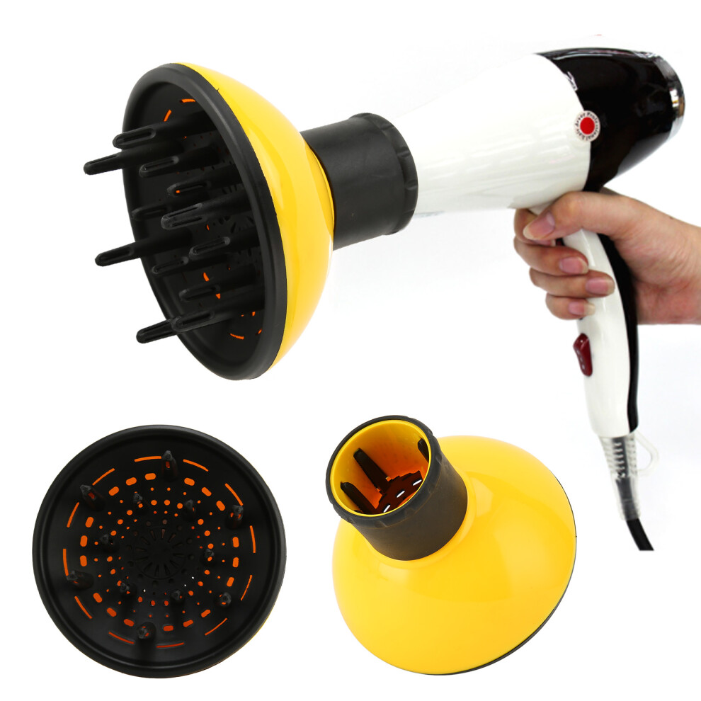 Unisex Abs Hair Dryer Diffuser Universal For 2.17In Nozzle Salon & Home Use