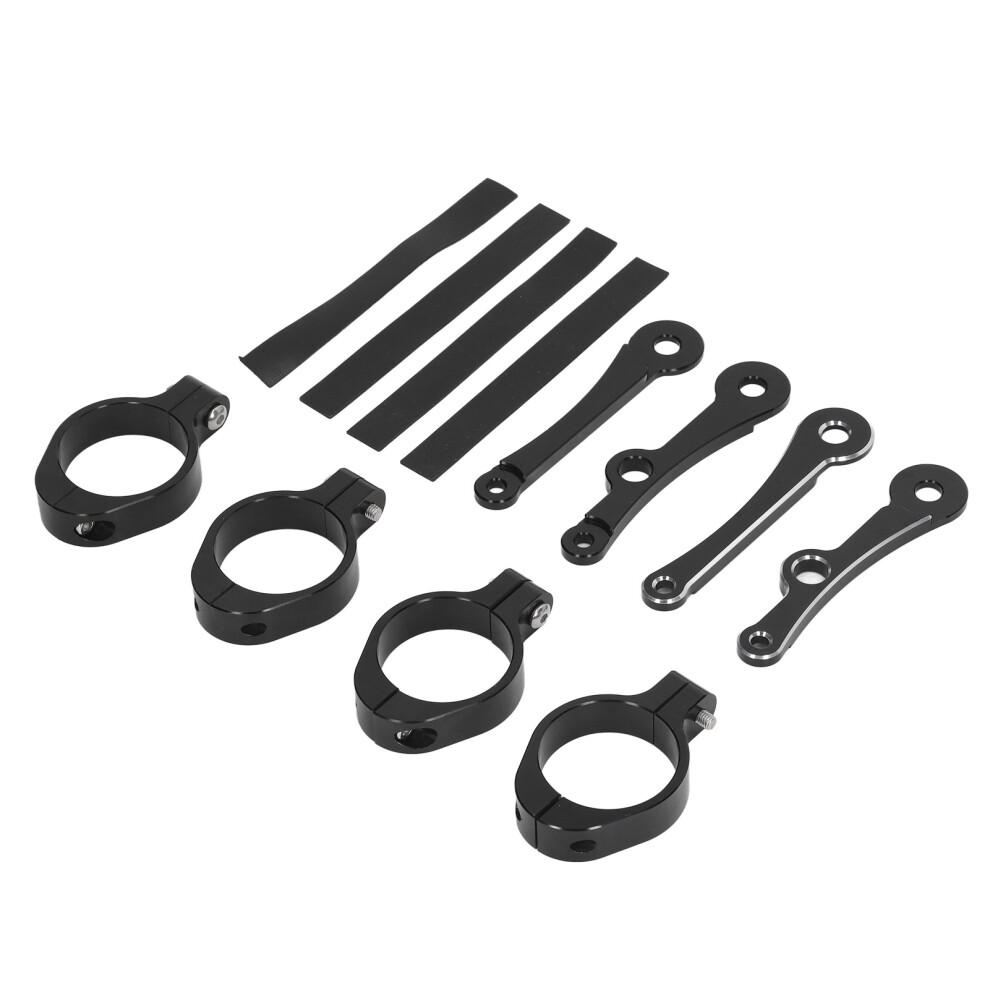 Universal Motorcycle Headlight Mount Bracket Clamp 39Mm-41Mm Black 8411354093693