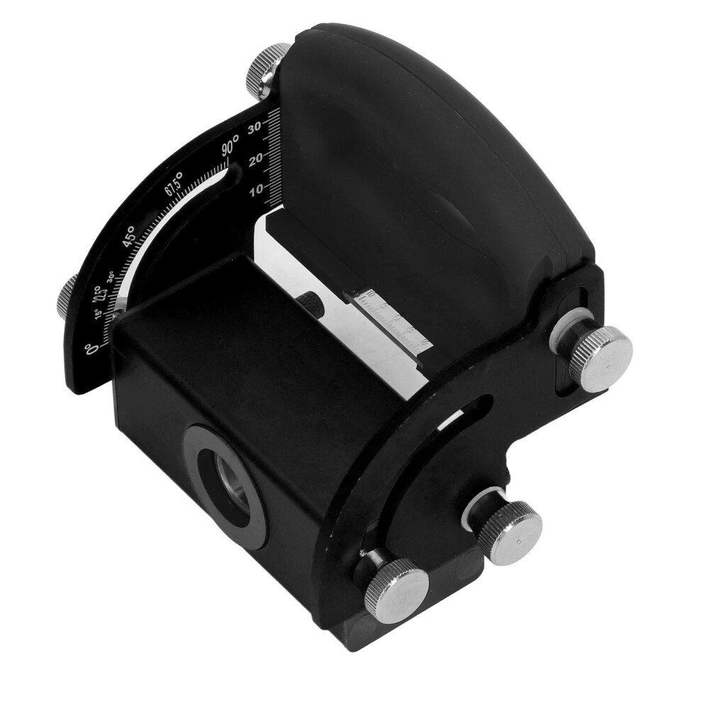 Adjustable Aluminum Alloy Woodworking Hole Locator 0Â90 Black 7691354095076