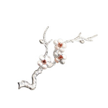 Retro Pflaumenblüte Räucherstäbchenhalter Aus Zinnlegierung