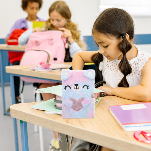 Plüsch Notizbuch Mit Cartoon Tier Design Für Kinder 2