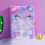 Plush Locked Notebook Violet Adorable Diary for School and Home 8