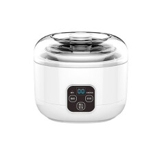 Yogurt Maker With Timer Strainer 1L Compact Stainless Steel Liner Constant Temperature Control For Yogurt And Cheese