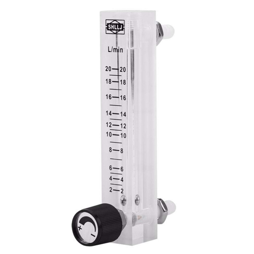 Gas Flow Meter Lzq-7, 2-20 Lpm, With Control Valve, Oxygen, Air, And Gas Measurement 9354506495978